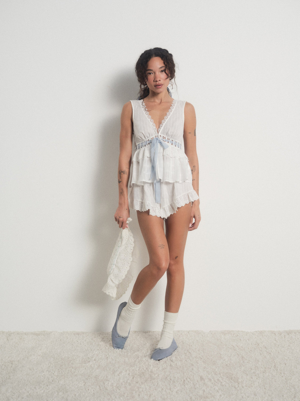 For Love & Lemons Jia Sleep Short