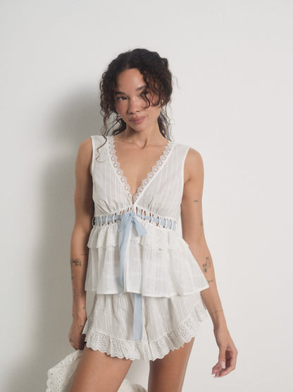 For Love & Lemons Jia Sleep Short