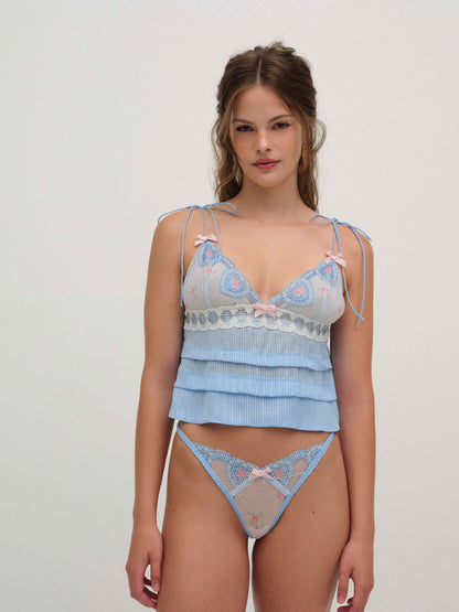 For Love & Lemons Dainty Doily Sleep Top