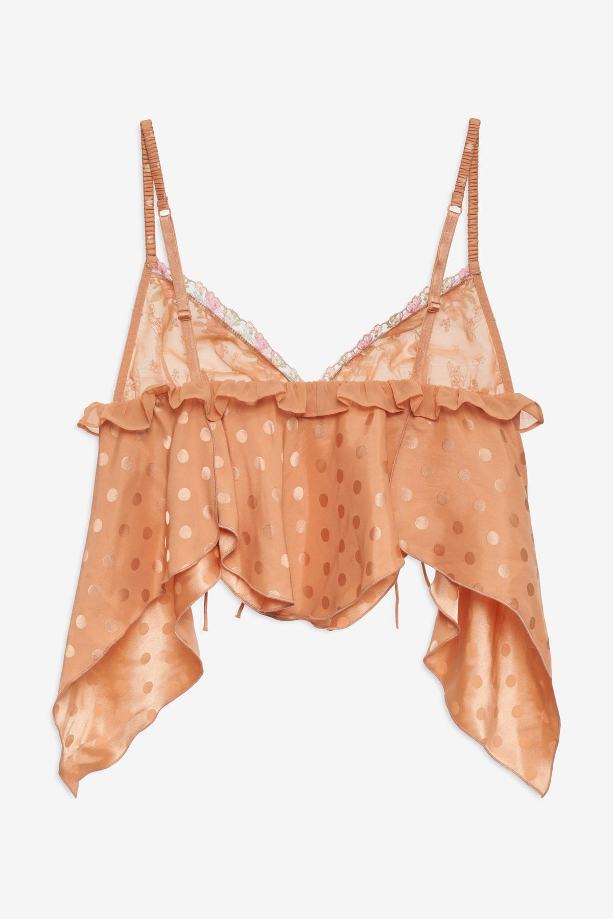 For Love & Lemons Glimmer Rosebud Sleep Top