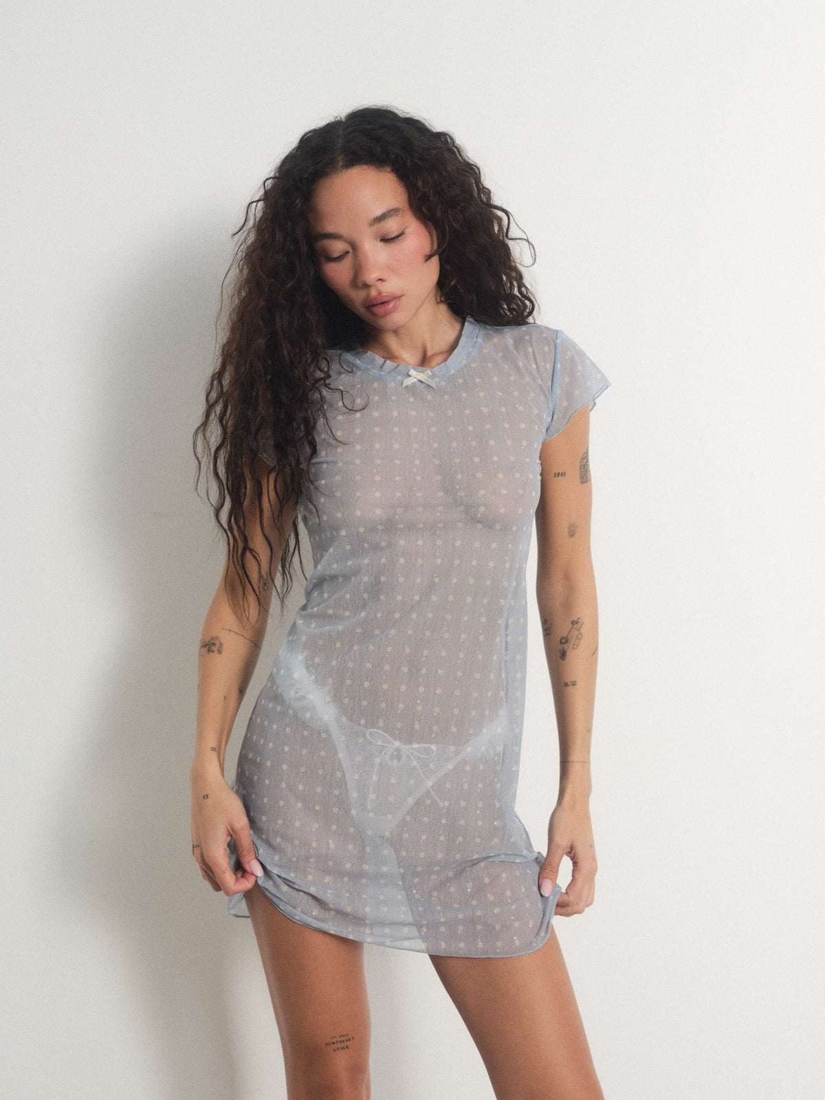 For Love & Lemons Lottie Slip Dress