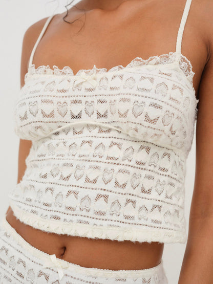 For Love & Lemons Reba Sleep Top