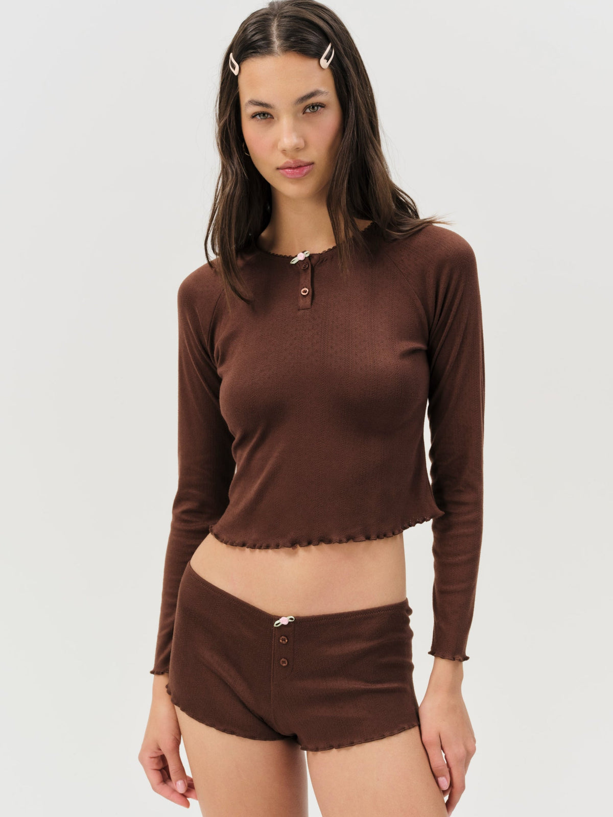 For Love & Lemons Elliana Sleep Short