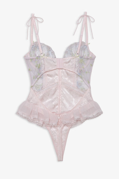 For Love & Lemons Pastel Bouquets Bodysuit