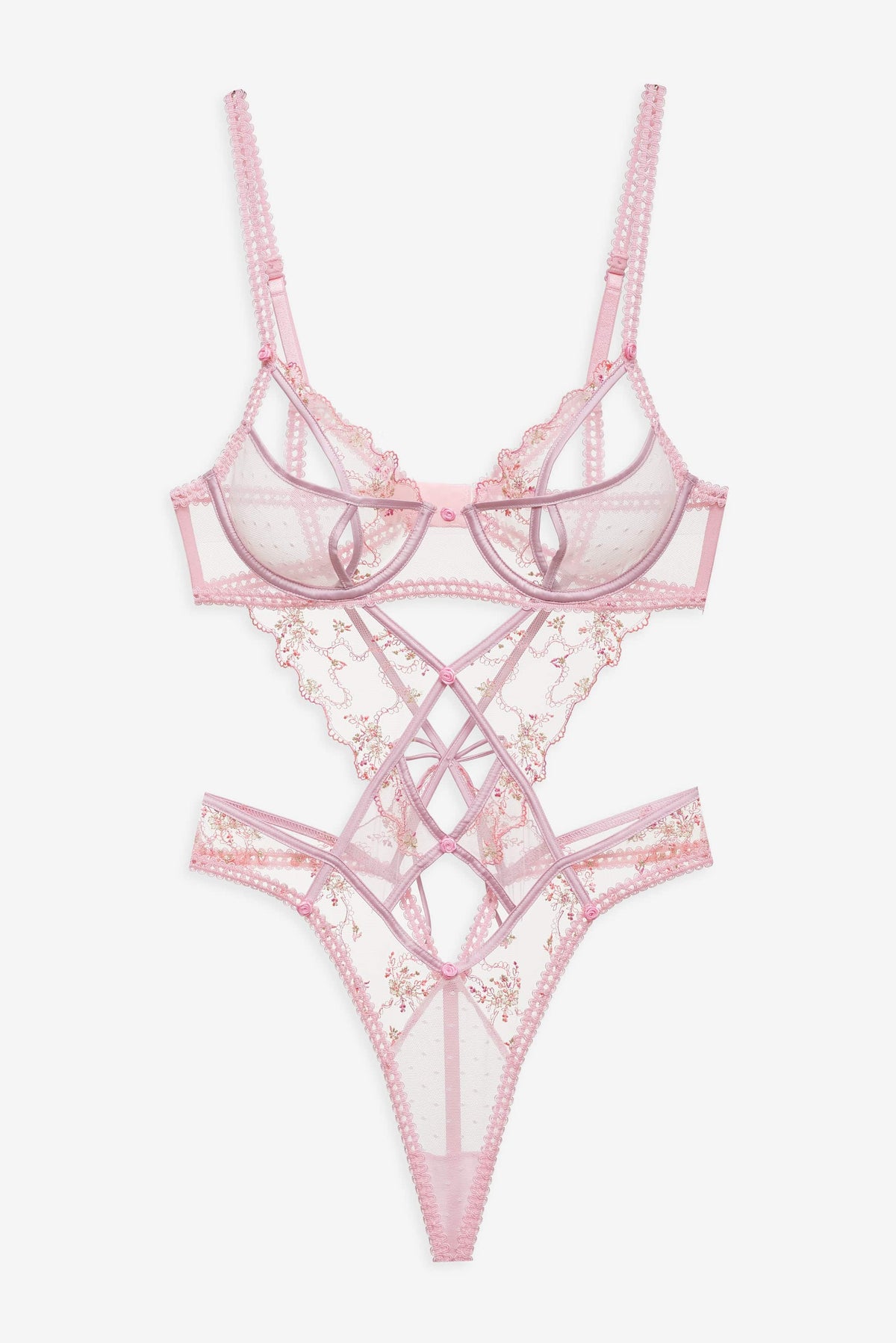 For Love & Lemons Dainty Daphne Teddy