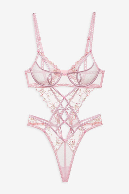 For Love & Lemons Dainty Daphne Teddy
