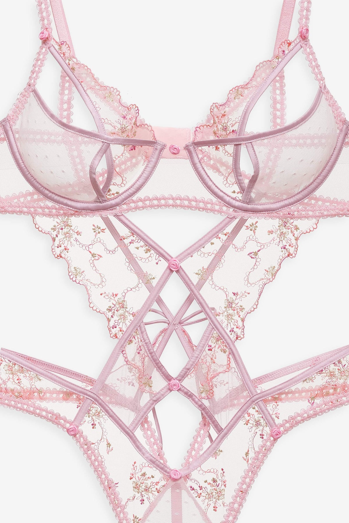 For Love & Lemons Dainty Daphne Teddy