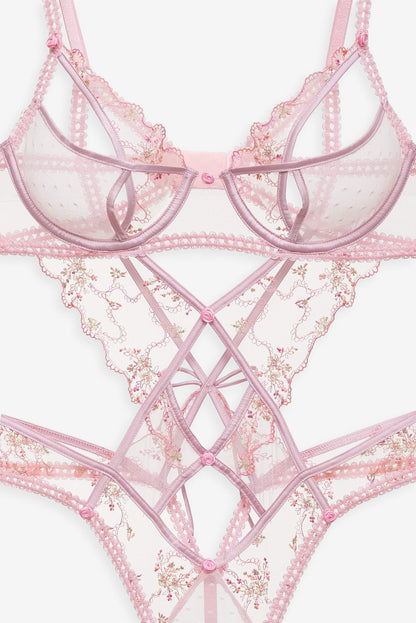 For Love & Lemons Dainty Daphne Teddy
