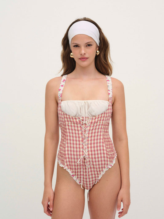 For Love & Lemons Georgia Bodysuit