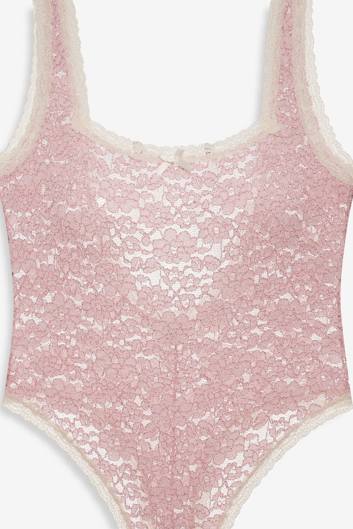 For Love & Lemons Pamela Stretch Lace Bodysuit