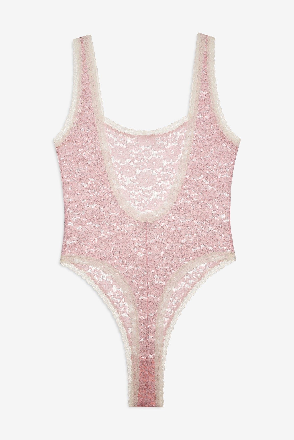 For Love & Lemons Pamela Stretch Lace Bodysuit