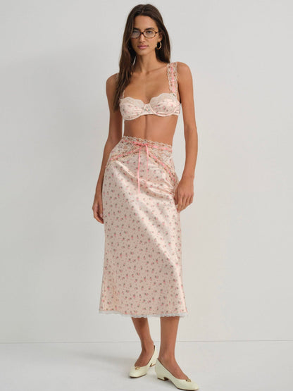 For Love & Lemons Peaches & Cream Underwire Bra