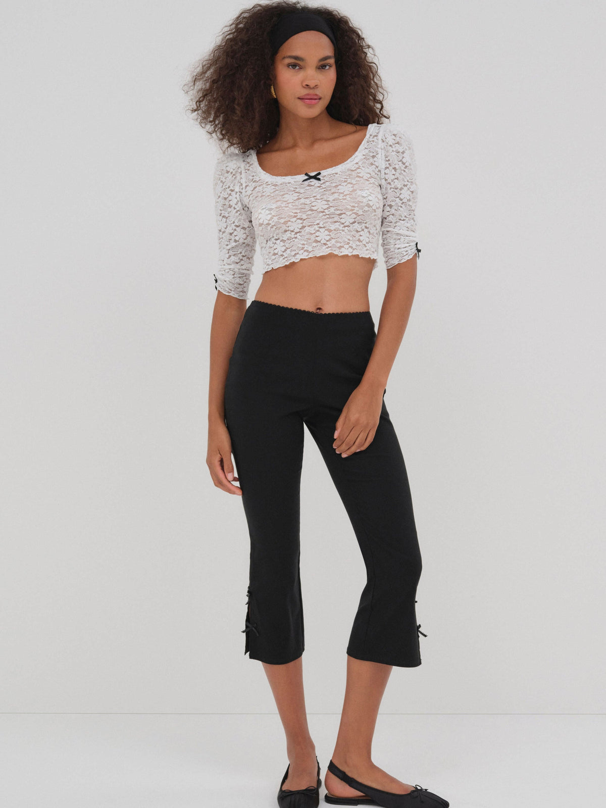 For Love & Lemons Sally Stretch Lace Top