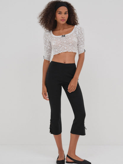 For Love & Lemons Sally Stretch Lace Top