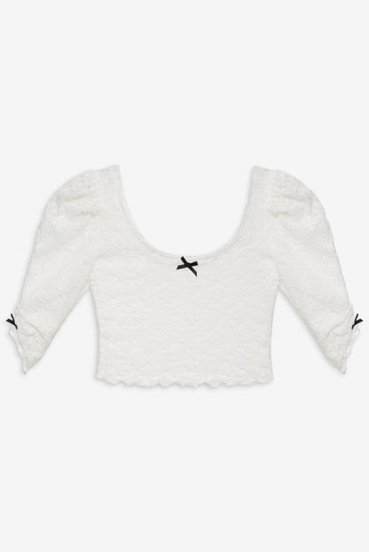 For Love & Lemons Sally Stretch Lace Top
