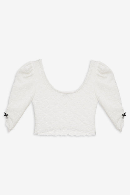 For Love & Lemons Sally Stretch Lace Top