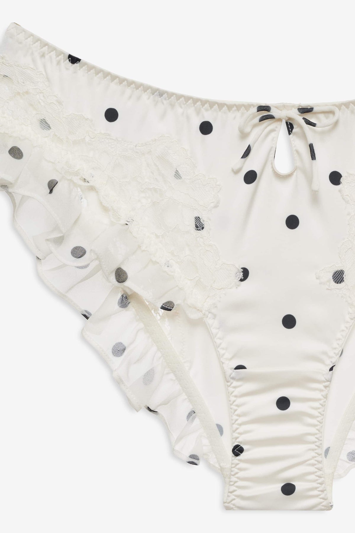 For Love & Lemons Butterfly Lace Ruffle Cheeky Panty