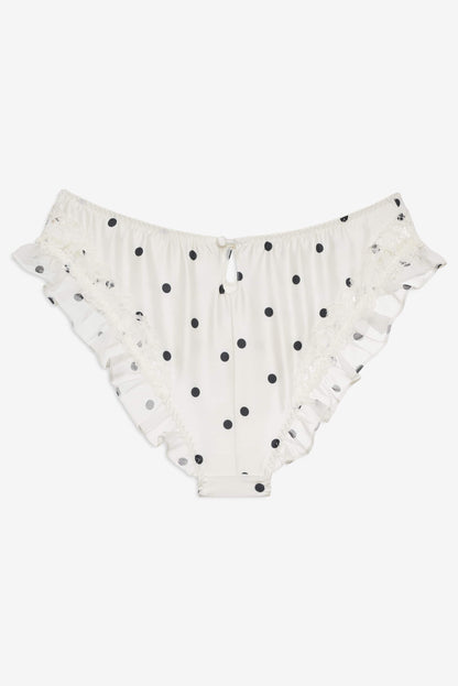 For Love & Lemons Butterfly Lace Ruffle Cheeky Panty