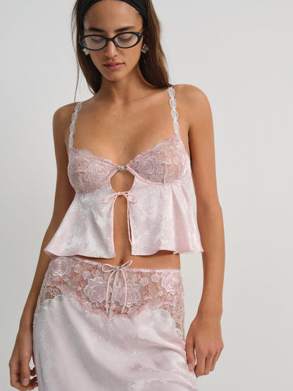 For Love & Lemons Camilla Sleep Top