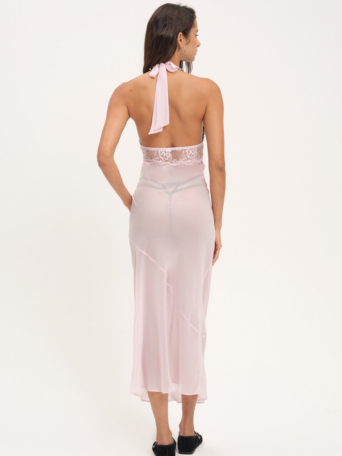 For Love & Lemons Maia Maxi Slip Dress