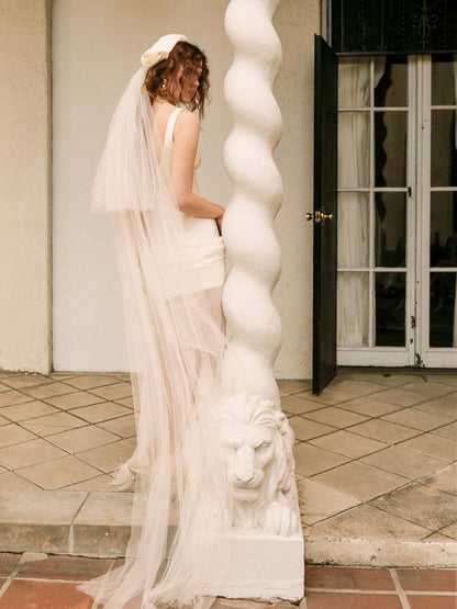 For Love & Lemons Margo Mini Dress and Shawl Set
