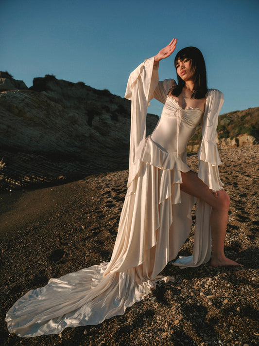 For Love & Lemons Zelia Maxi Dress