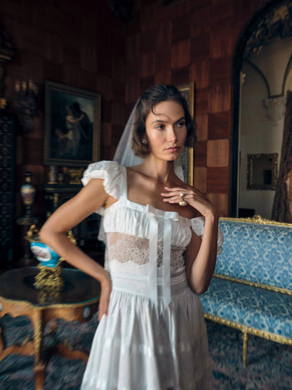 For Love & Lemons Annabelle Lace Gown