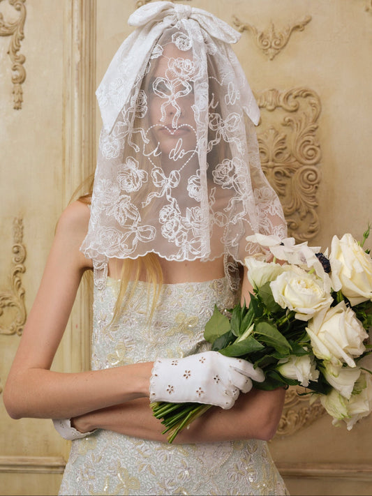 For Love & Lemons Locked Hearts Veil