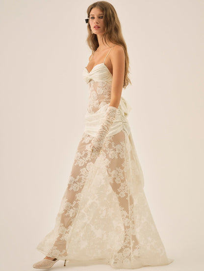 For Love & Lemons Daisy Lace Gown