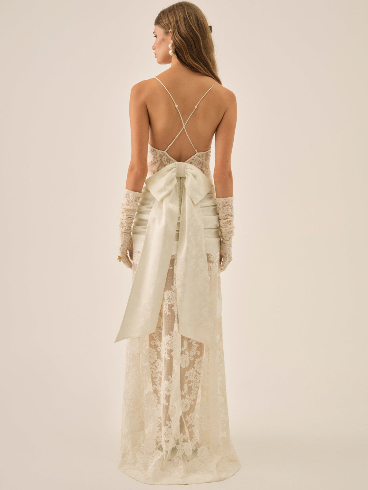 For Love & Lemons Daisy Lace Gown