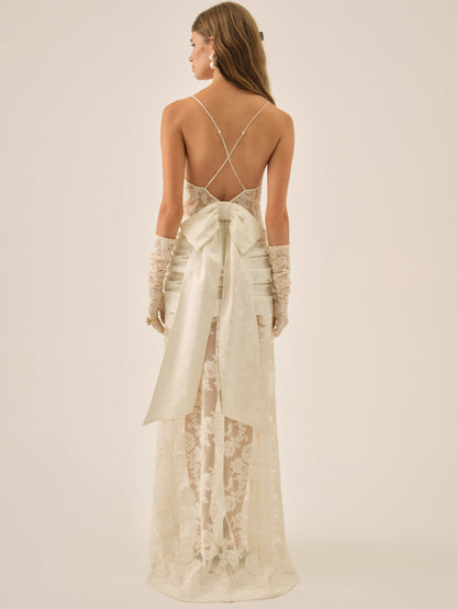 For Love & Lemons Daisy Lace Gown