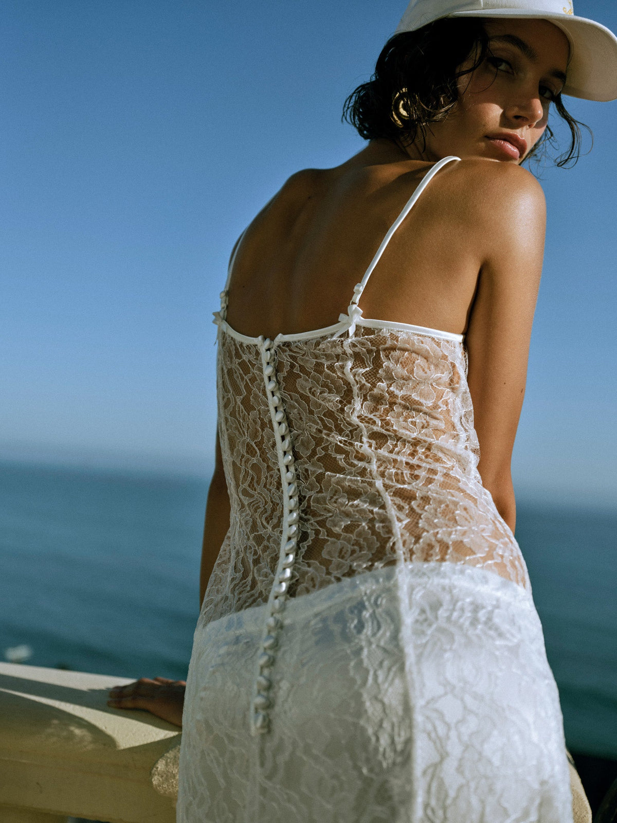 For Love & Lemons Celeste Lace Slip