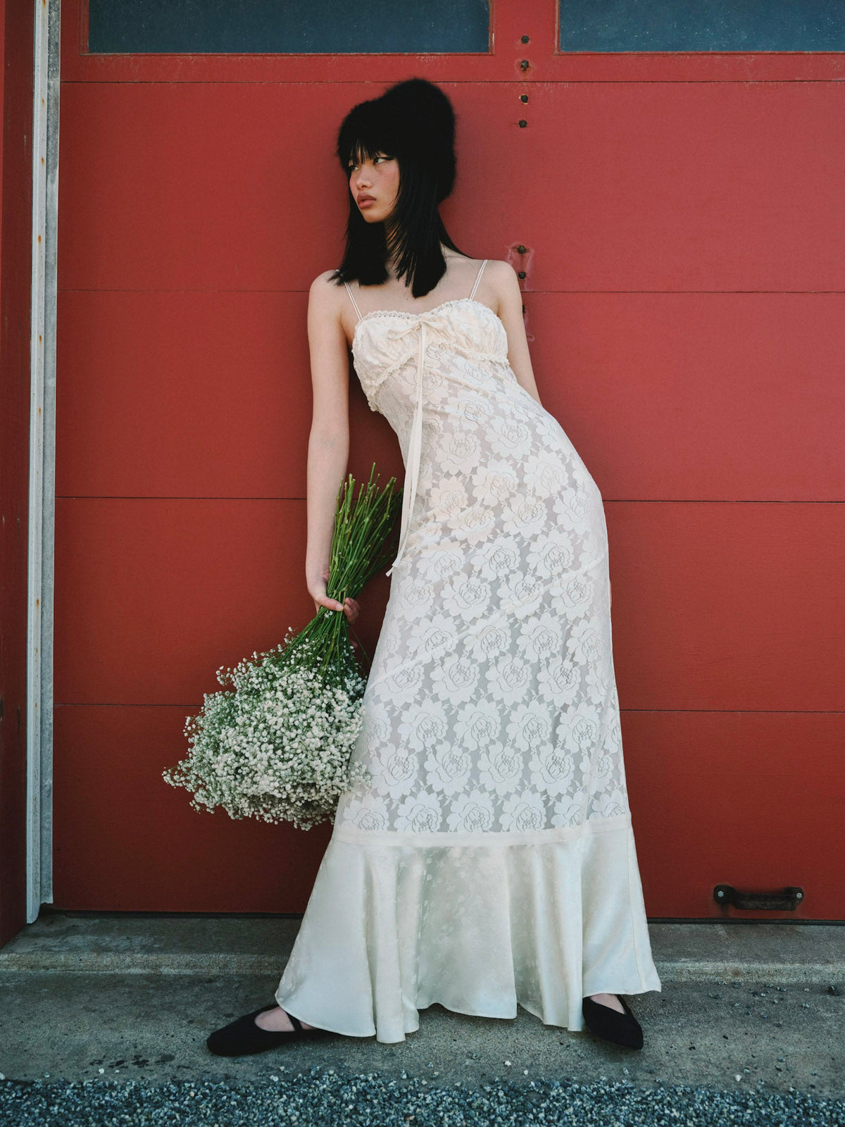 For Love & Lemons Claudia Rose Lace Gown