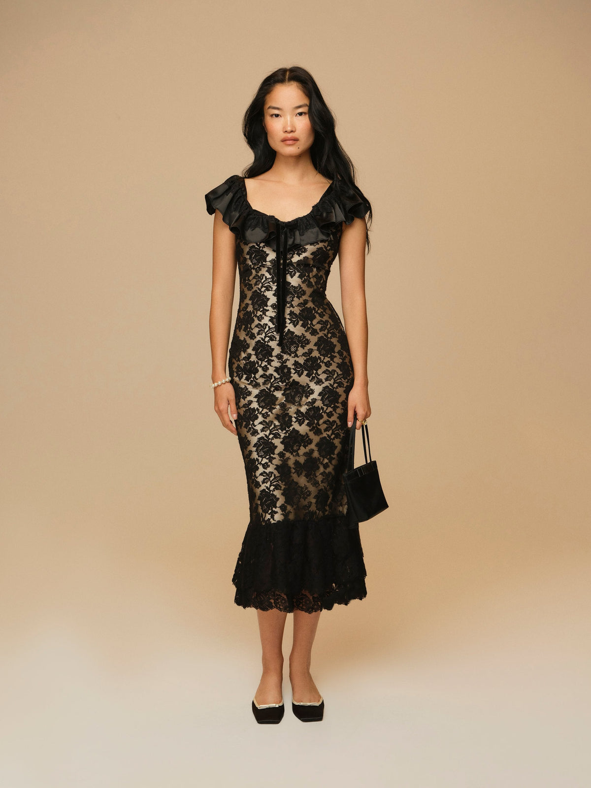 For Love & Lemons Isadore Midi Dress