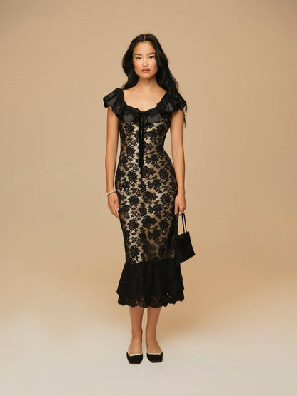 For Love & Lemons Isadore Midi Dress