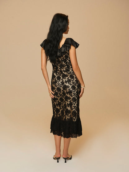 For Love & Lemons Isadore Midi Dress