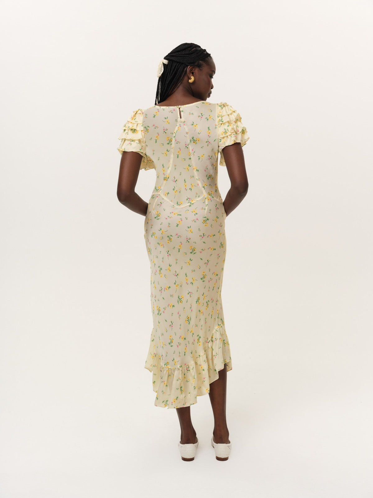 For Love & Lemons Liam Floral Maxi Dress