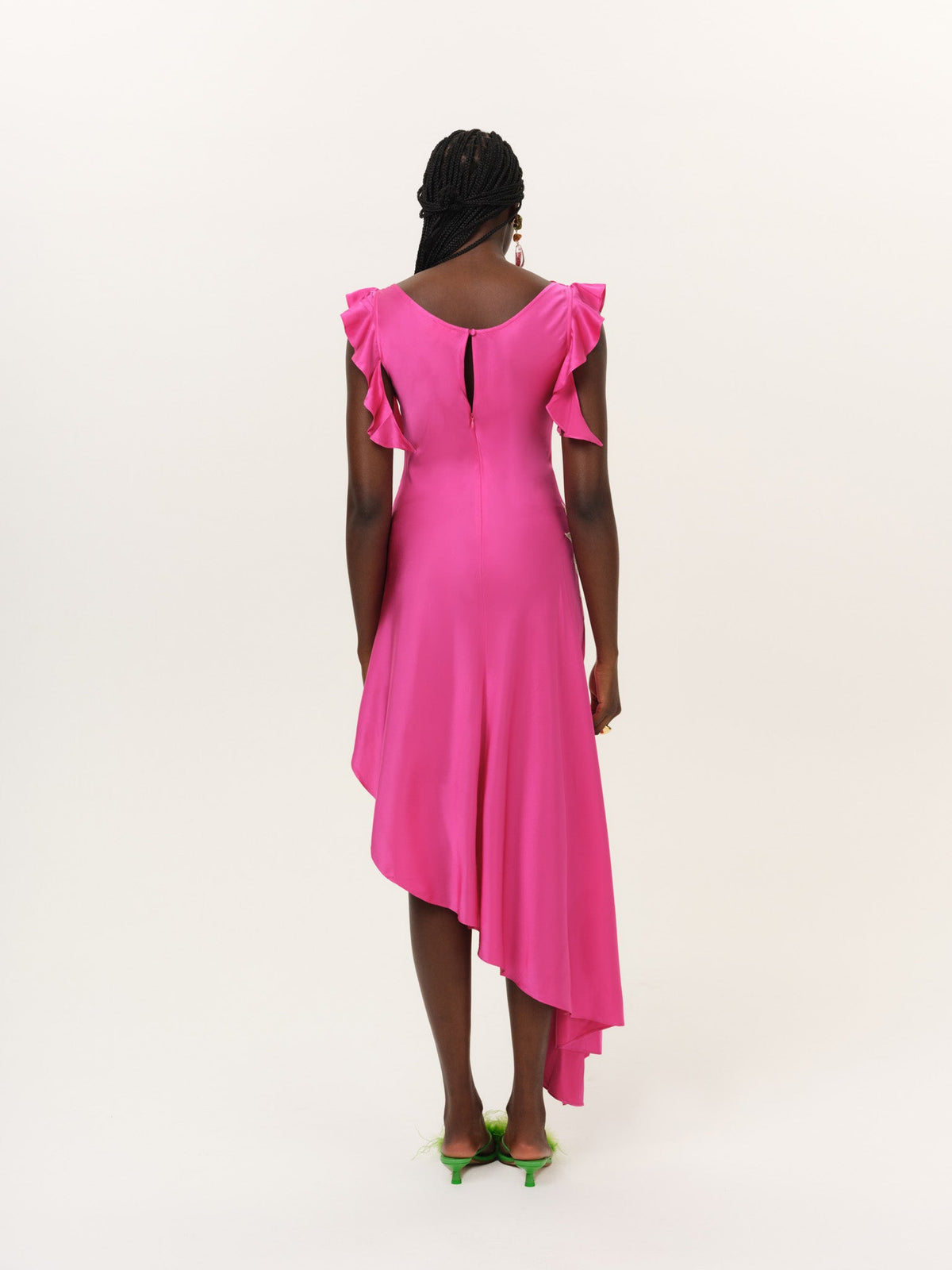 For Love & Lemons Lani Asymmetrical Dress