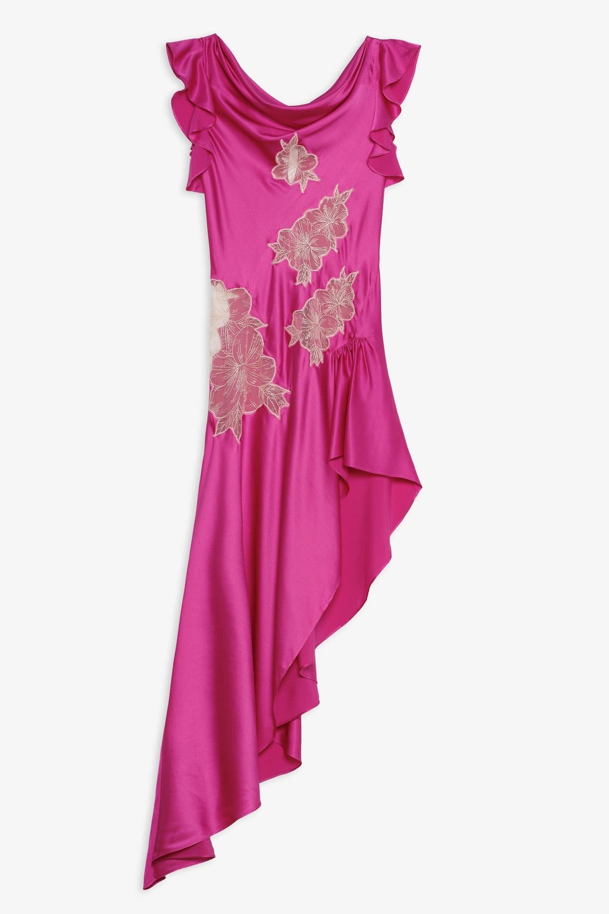 For Love & Lemons Lani Asymmetrical Dress