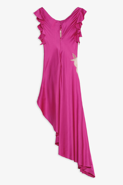 For Love & Lemons Lani Asymmetrical Dress
