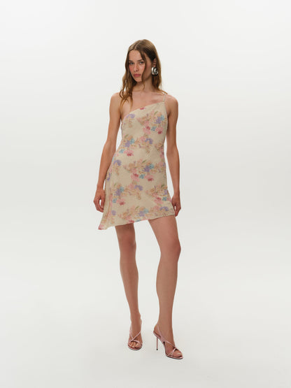 For Love & Lemons Lulu Shell Beaded Mini Dress