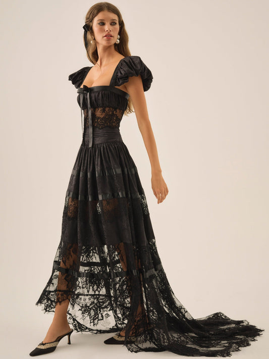 For Love & Lemons Annabelle Lace Gown
