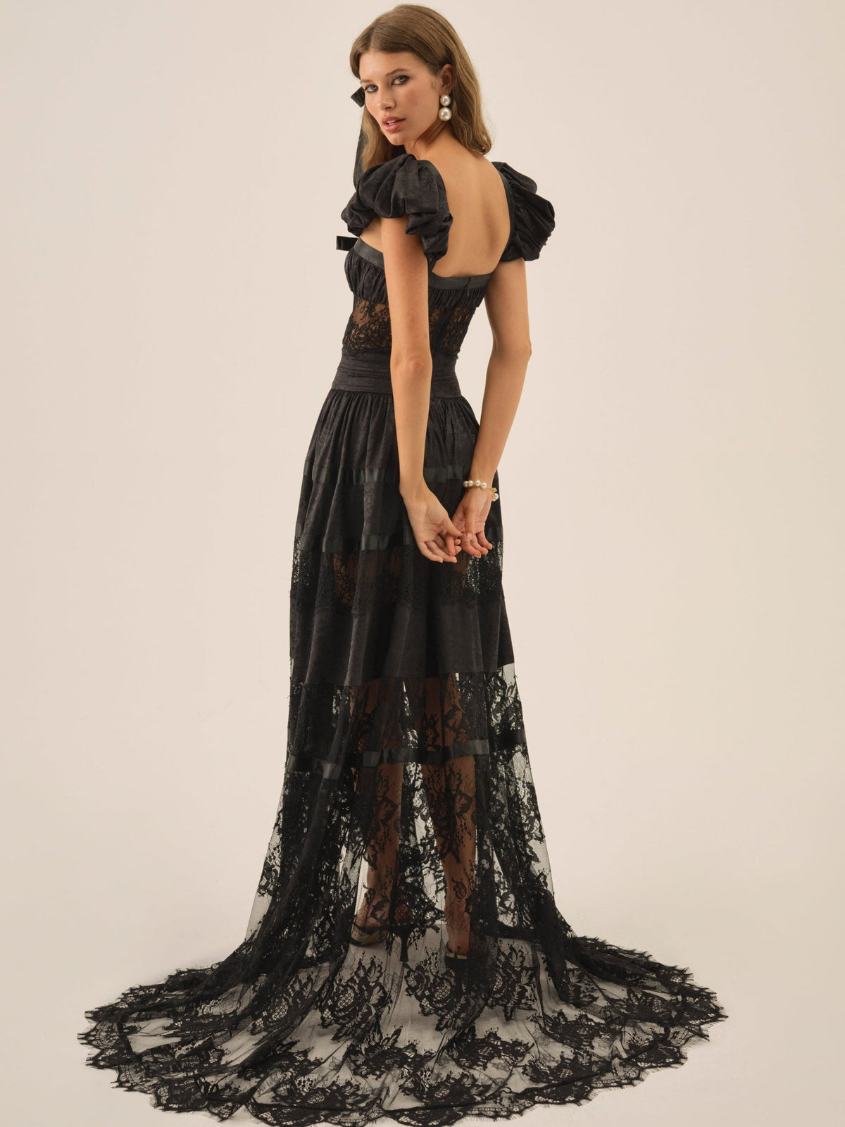 For Love & Lemons Annabelle Lace Gown