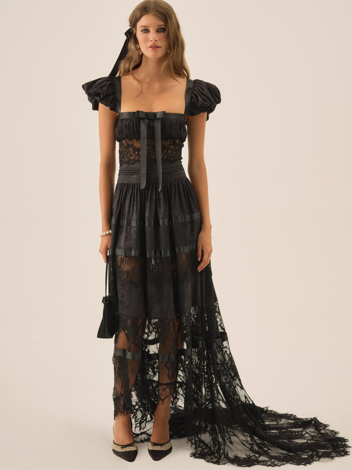 For Love & Lemons Annabelle Lace Gown