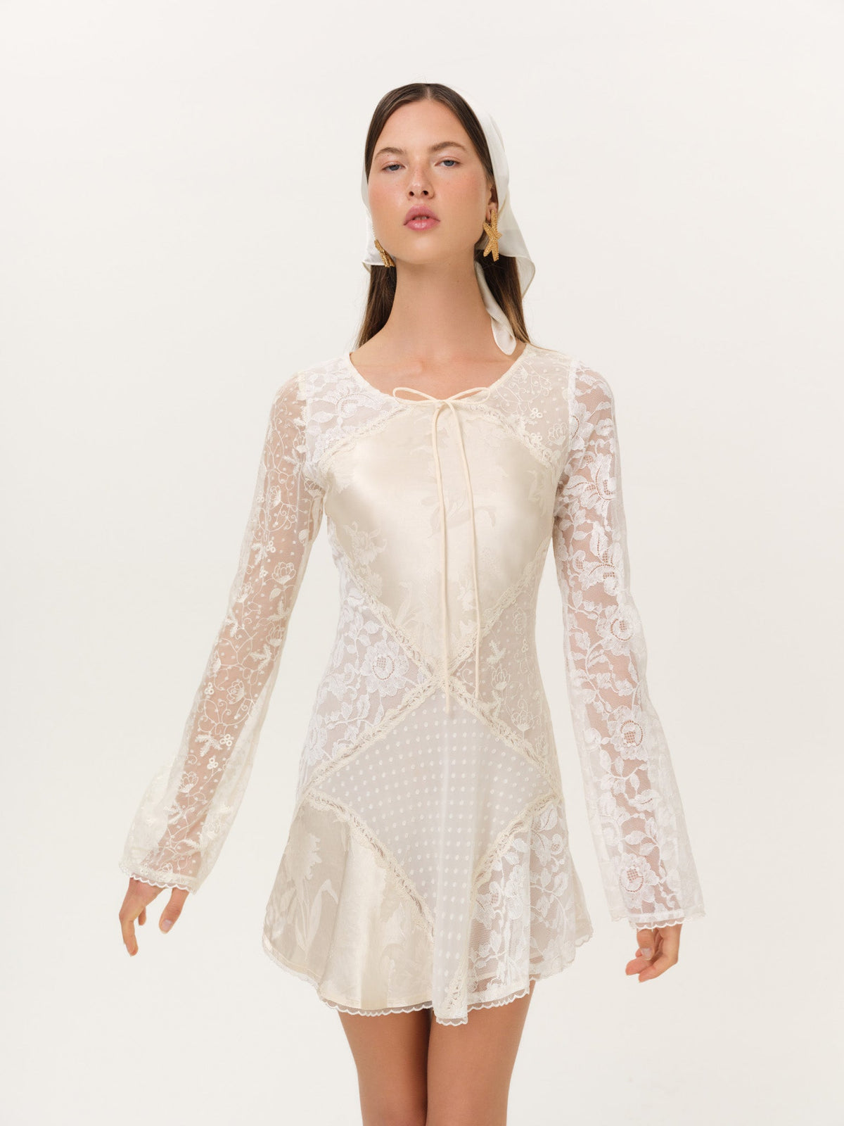 For Love & Lemons Bellamy Mini Dress