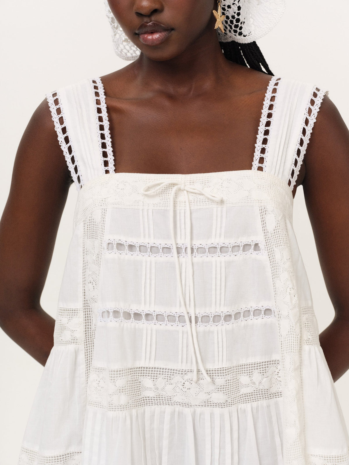 For Love & Lemons Breezy Mini Dress