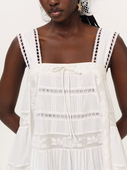 For Love & Lemons Breezy Mini Dress