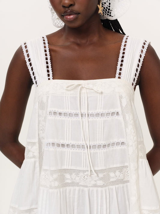 For Love & Lemons Breezy Mini Dress