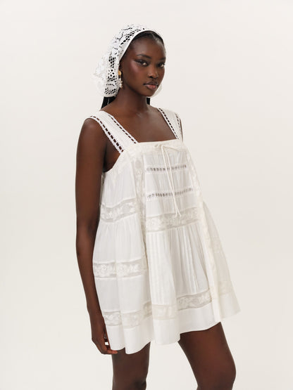 For Love & Lemons Breezy Mini Dress