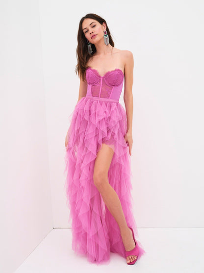 For Love & Lemons Bustier Gown